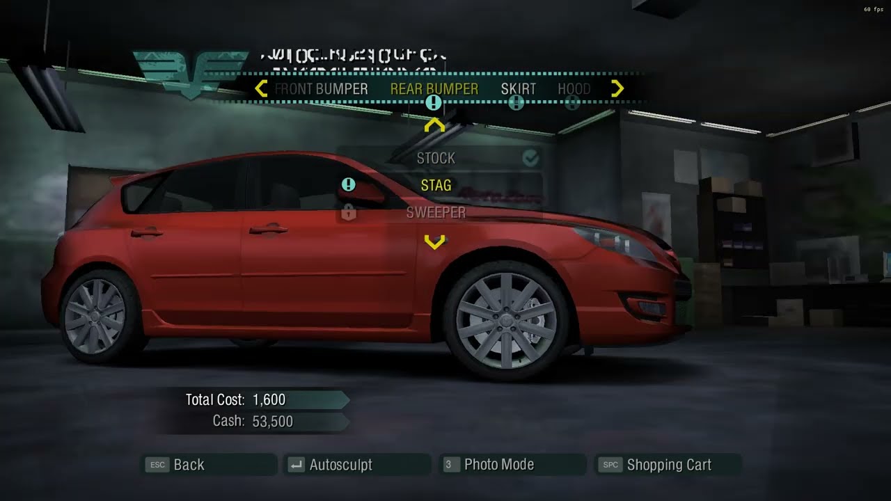 NFS Carbon - Mazda Mazdaspeed3 | Tuning and Gameplay