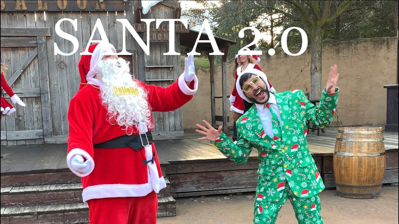 [4K] NAVIDAD PARQUE WARNER - SANTA 2.0