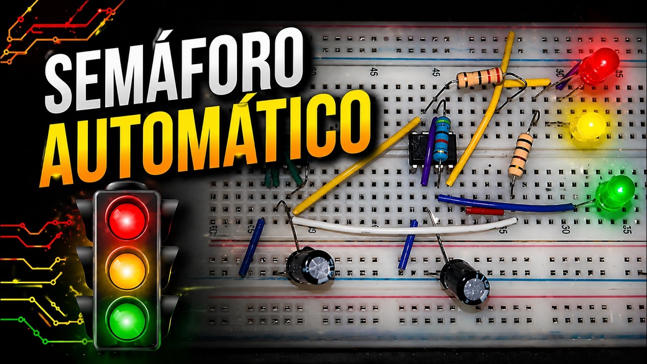 Cómo Hacer un Semáforo Automático en Protoboard Paso a Paso | Circuito integrado 555