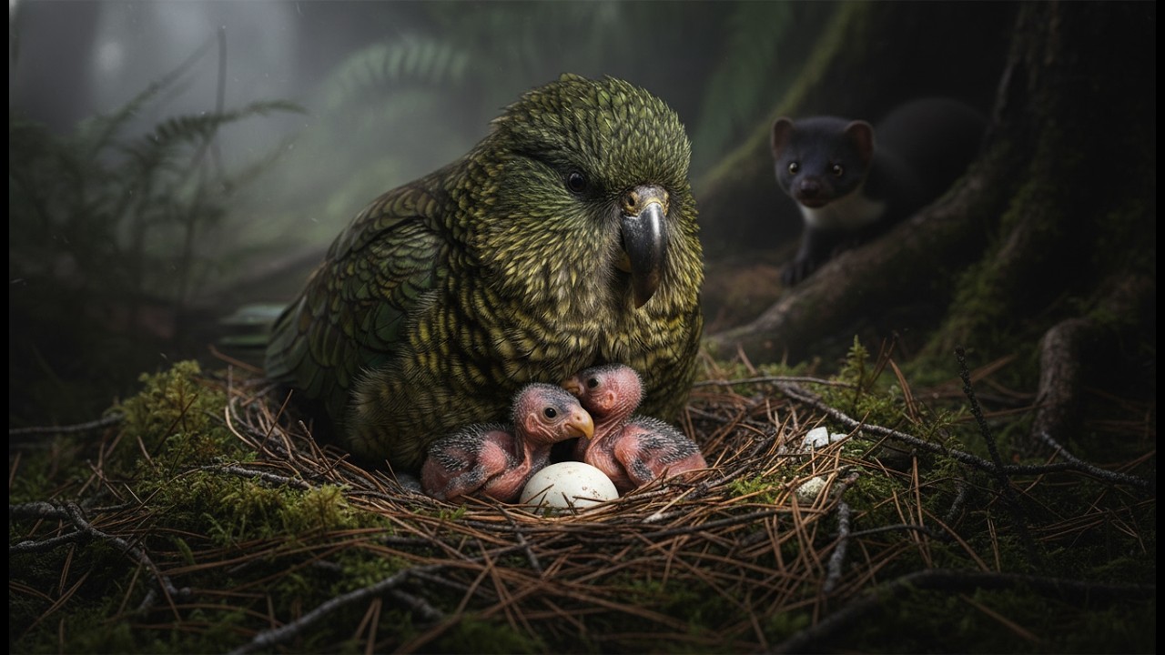 Kakapo Bird From Egg to Survivor A 210 Day Survival Story