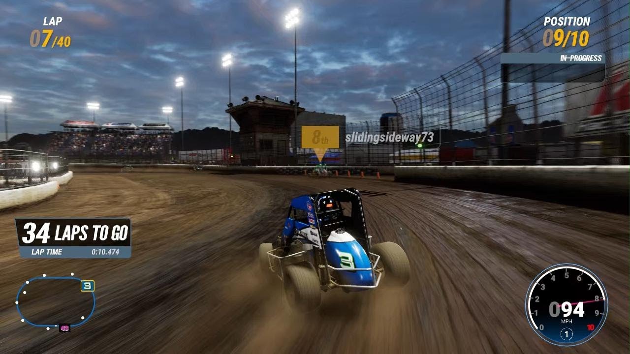 World of Outlaws: Dirt Racing 24_Wallbanger Racing Main Diamond Grove