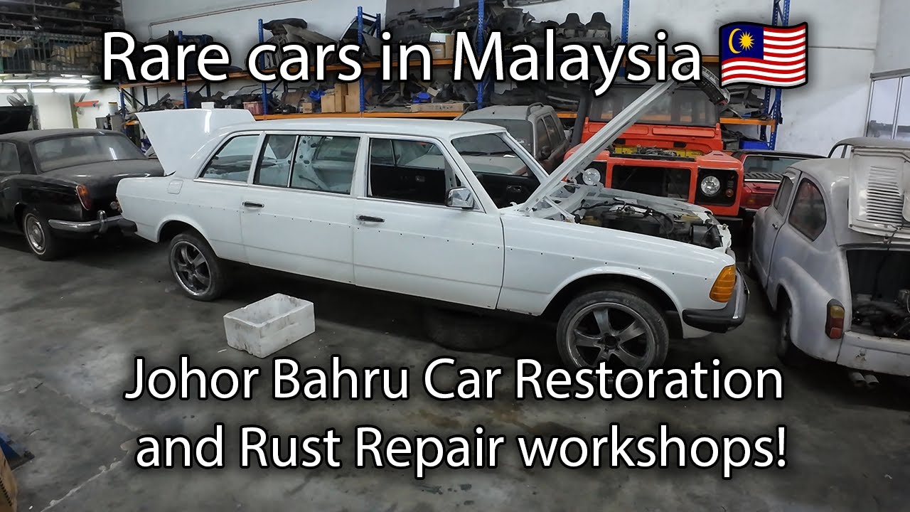 Exotic & rare rides in Johor Bahru, Malaysia 🇲🇾 Classic cars, repair workshops and flea markets!