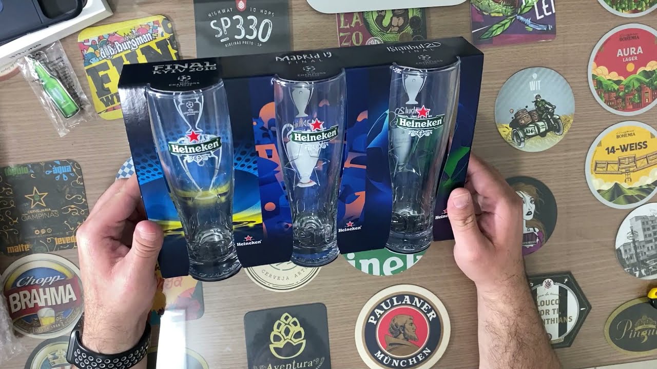 [UNBOXING] Tripack com copo exclusivo Heineken ®