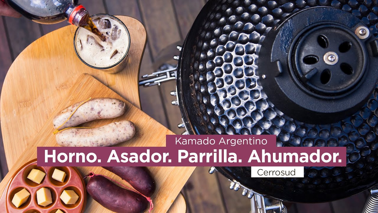 Home & Design. KAMADO ARGENTINO  Horno. Asador. Parrilla. Ahumador. Todo en uno. Cerrosud.