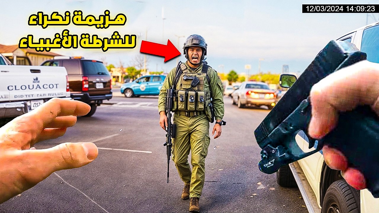 رجال شرطة متغطرسون تلقوا هزيمة على يد قوات البحرية الخاصة.