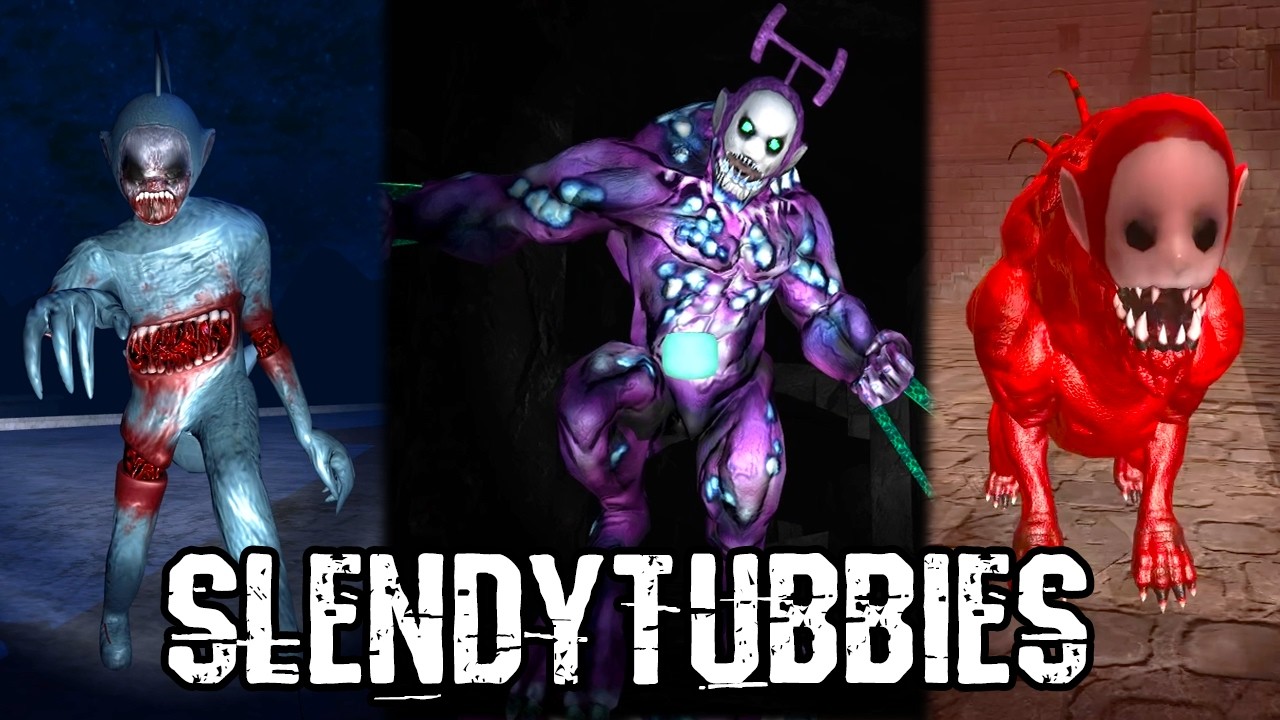 ENCONTRÉ SLENDYTUBBIES que son MUY EXTRAÑOS y ATERRADORES - Slendytubbies Retribution