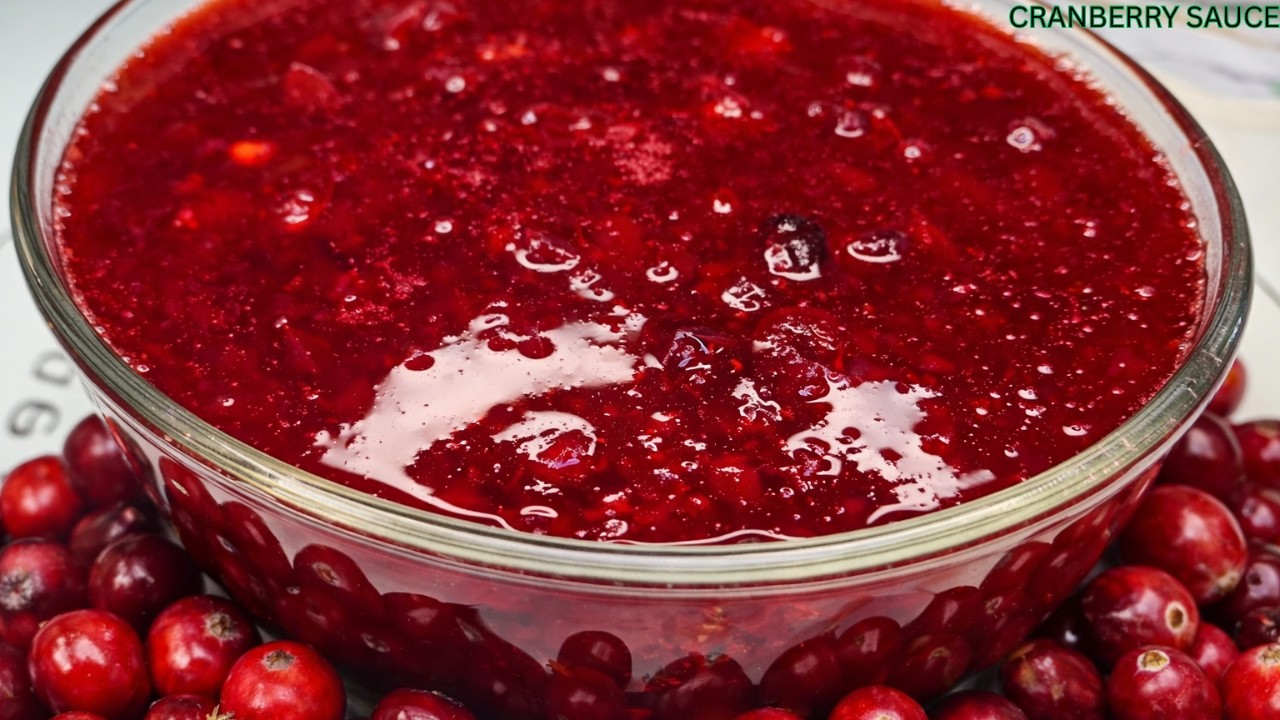 Homemade Cranberry Sauce Recipe | Quick and Easy Cranberry Sauce