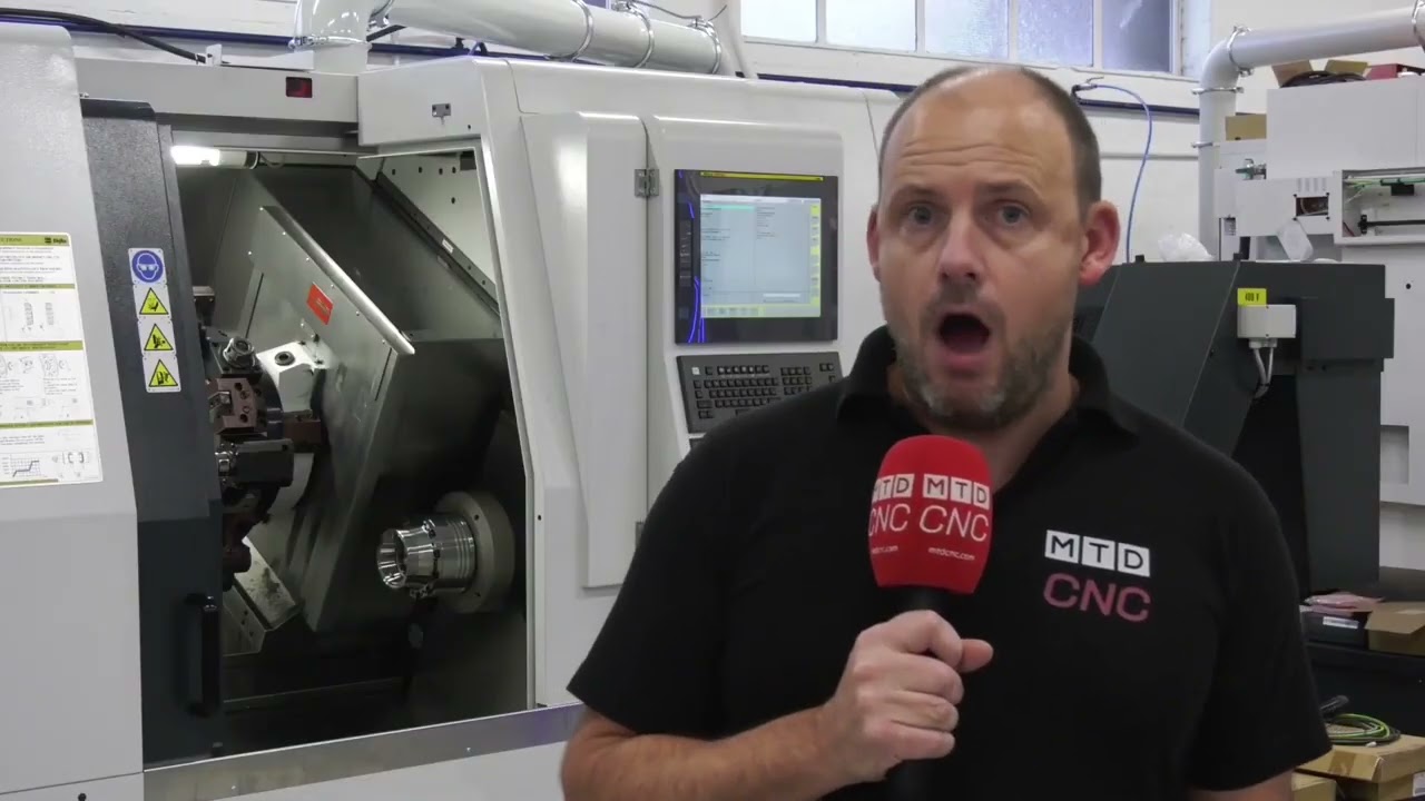 Biglia B620 YS twin spindle single turret CNC turning centre #ukmanufacturing #cncuk #cncmachining