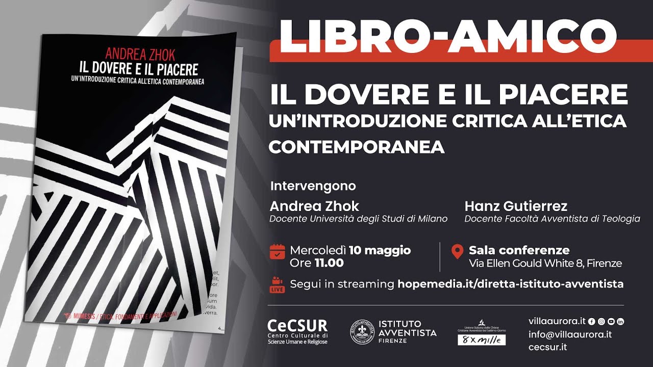 LIBRO AMICO // Andrea Zhok - Il dovere e il piacere