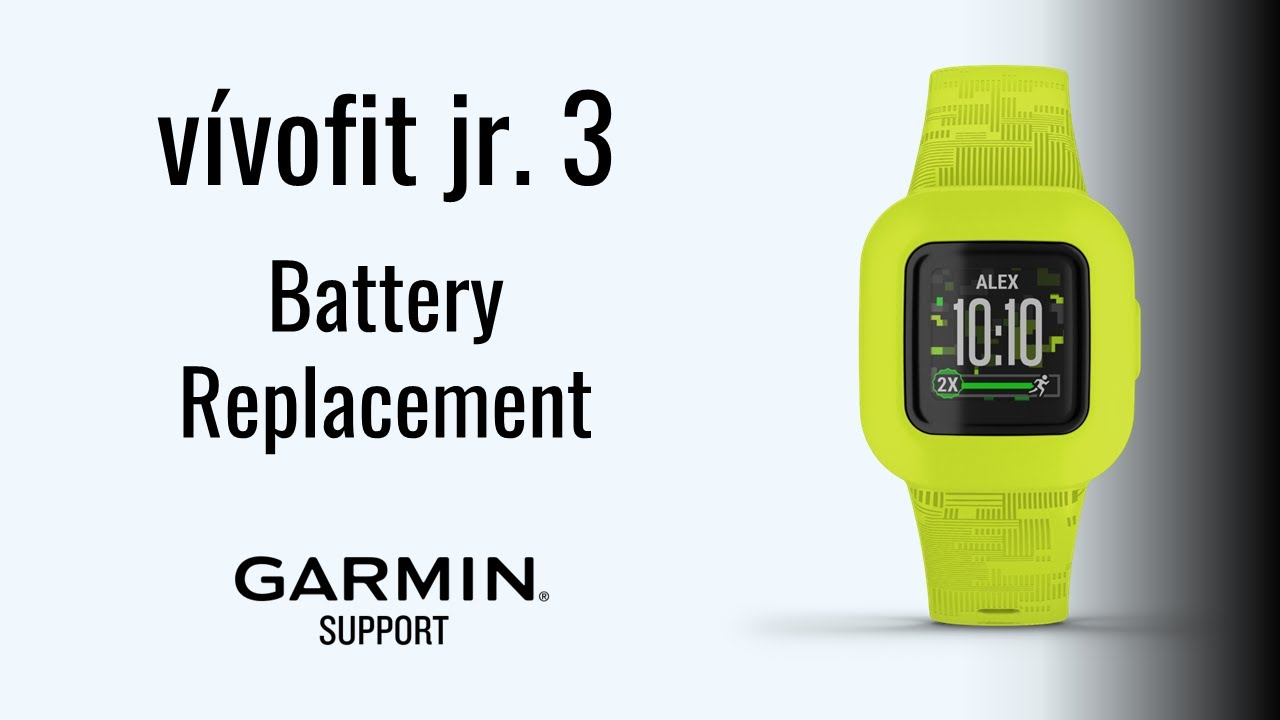v&iacute;vofit&reg; jr. 3 | Battery Replacement | Garmin Support