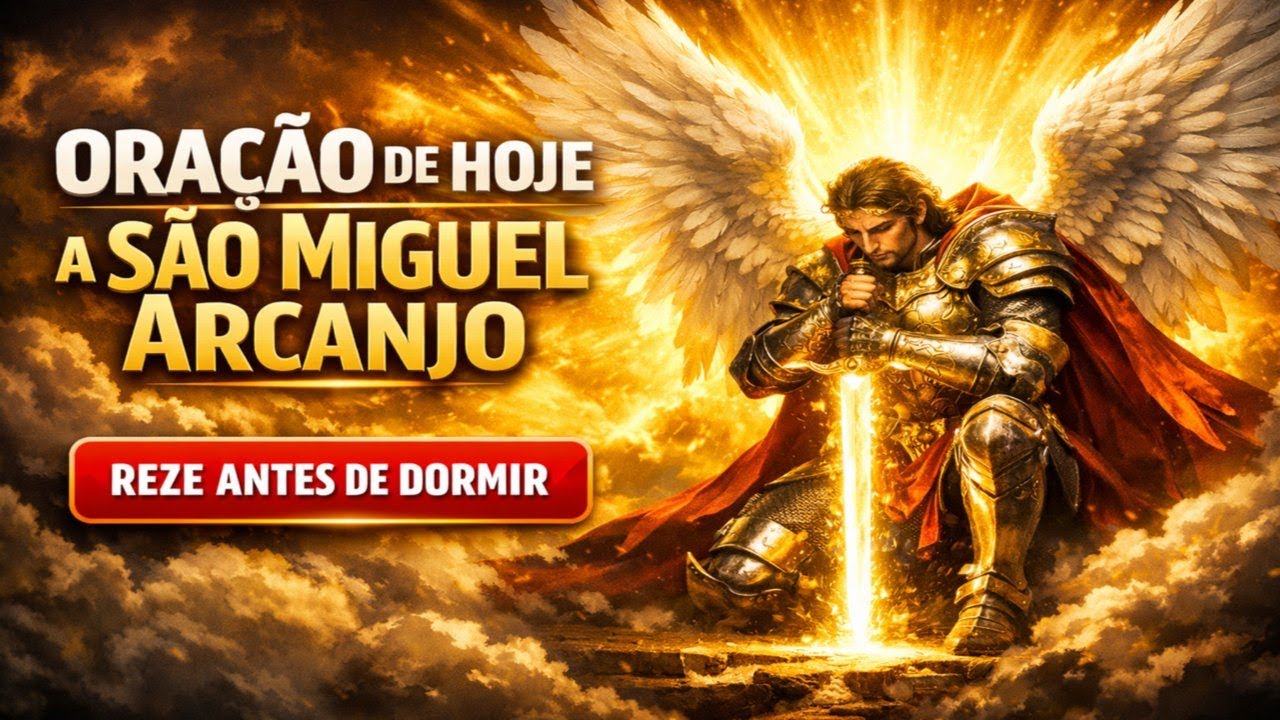 Oração de Hoje a São Miguel Arcanjo   REZE ANTES DE DURMIR