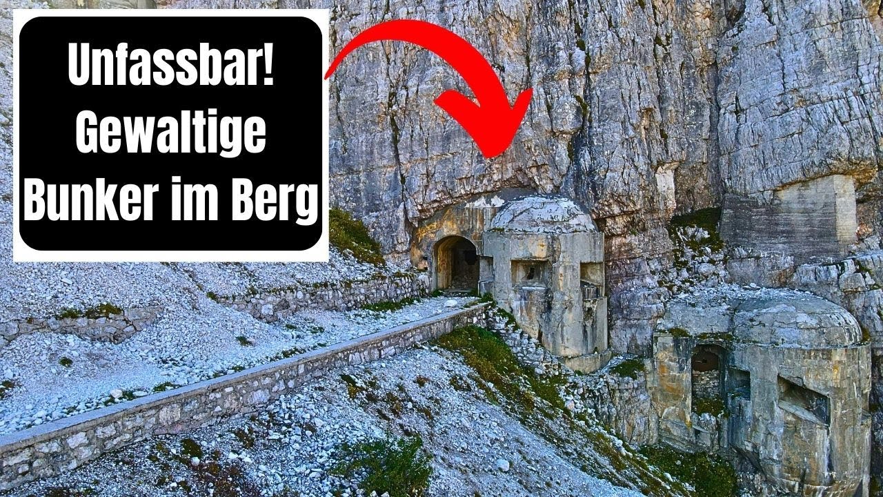 😱 Исследуйте гигантский бункер Муссолини в Альпах!