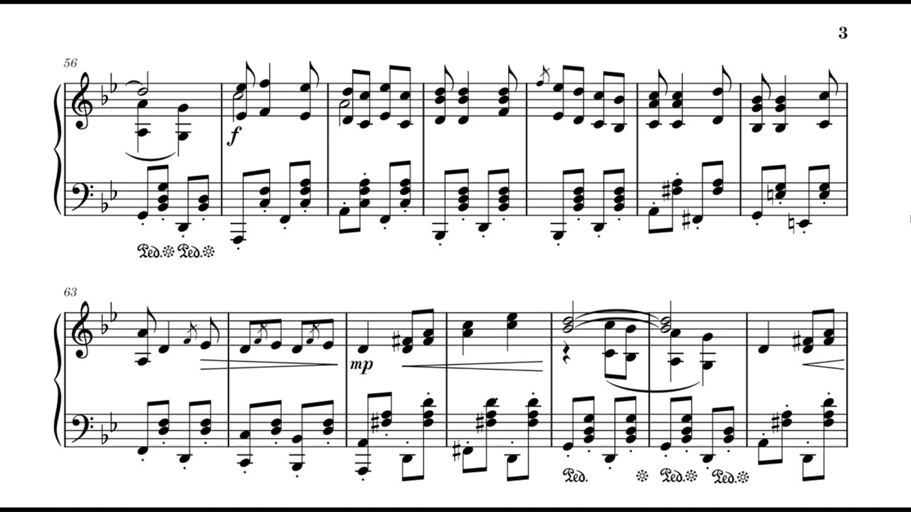 El gato montes - Paso doble (arreglo para piano)