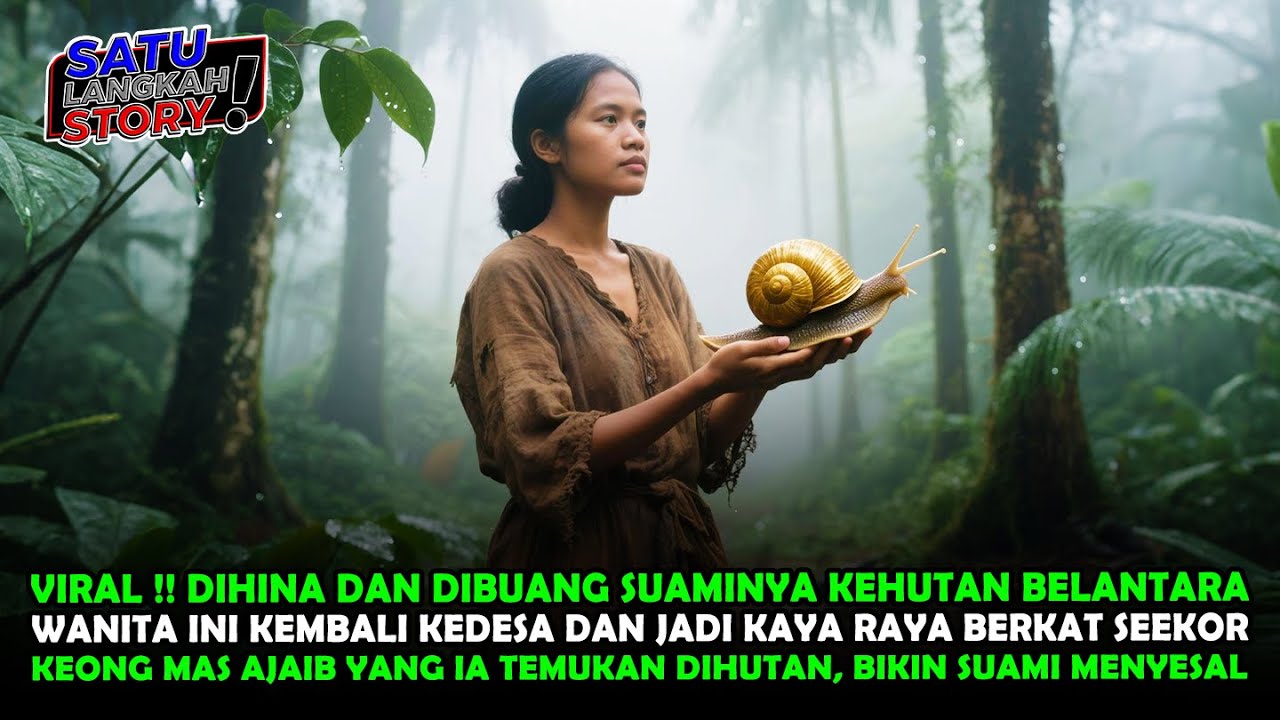 VIRAL !! DIBUANG SUAMINYA DI TENGAH HUTAN, WANITA INI JADI KAYA RAYA BERKAT SEEKOR KEONG MAS