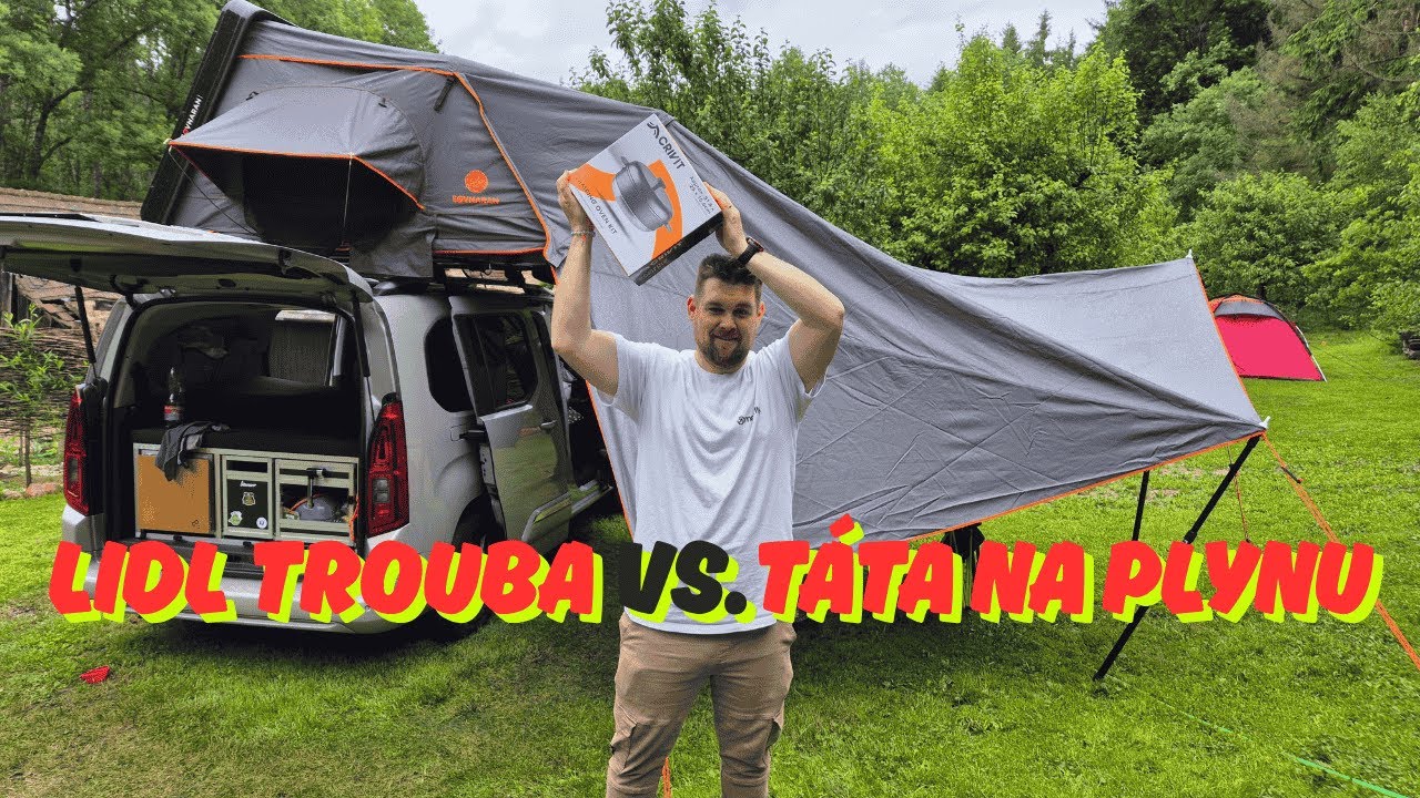 Kempingová sada na pečení z Lidlu vs. táta na plynu: kdo vyhraje?