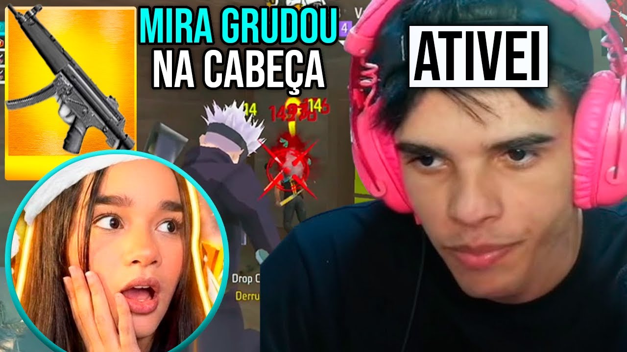 A MIRA DO MARECHAL GRUDOU NA CABEÇA! SUA NAMORADA NÃO ACREDITOU QUE ELE FEZ 22 KILLS TÃO RAPIDO - FF