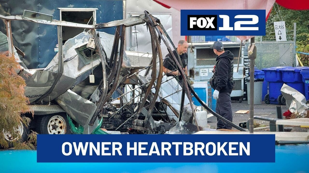 Business owner heartbroken after explosion at SE Portland food cart park