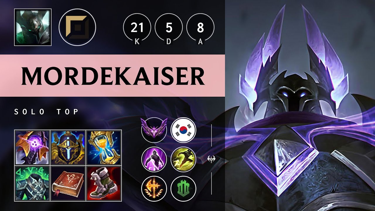 Mordekaiser Top vs Camille - KR Master Patch 25.16
