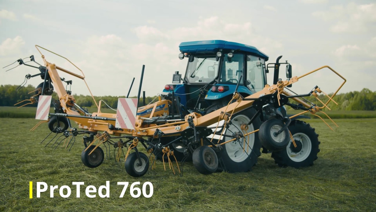 Wydajne przetrząsanie -  New Holland ProTed 760