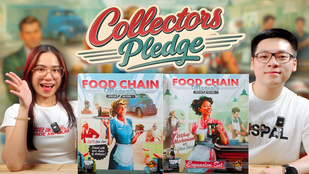 แกะกล่อง | 🍔 Food Chain Magnate Special Edition [Collectors Pledge]