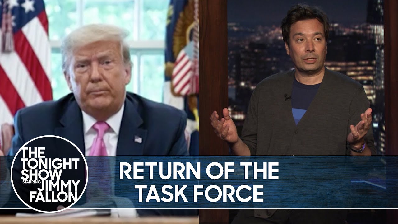 Trump&rsquo;s Coronavirus Press Briefings Are Back | The Tonight&nbsp;Show