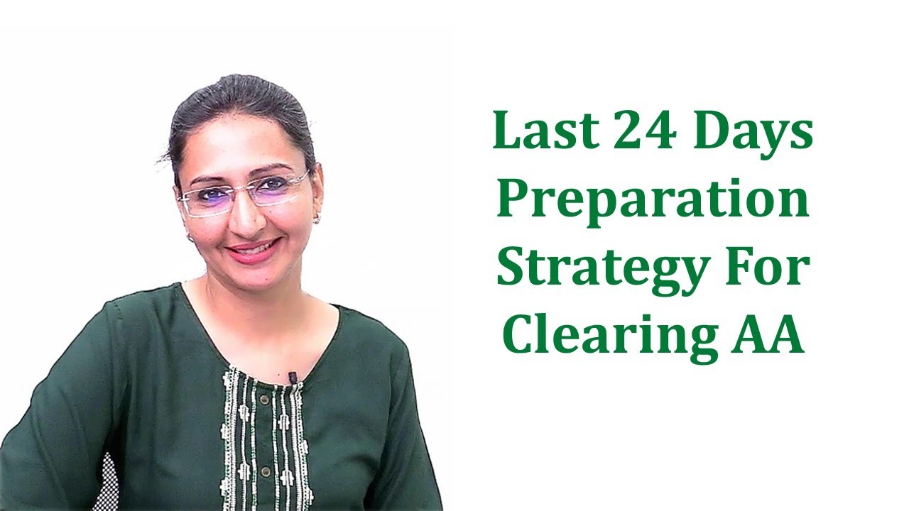 Clearing ACCA - AA Exam II AA Exam Preparation Strategy II ACCA Audit & Assurance