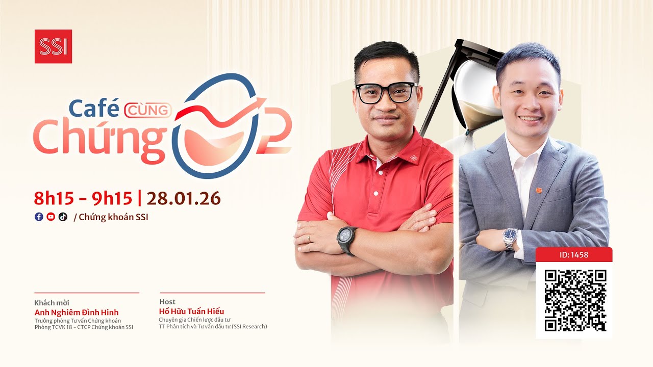 ☕ CAFÉ CÙNG CHỨNG 28.01: THỊ TRƯỜNG GIẢM TỐC - TÌM VÙNG ỔN ĐỊNH