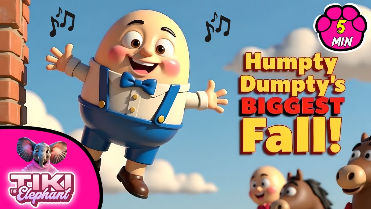 🔥 “Humpty Dumpty’s EPIC Fall & Surprise Ending! 😱 | Must-See Nursery Rhyme 🎶”