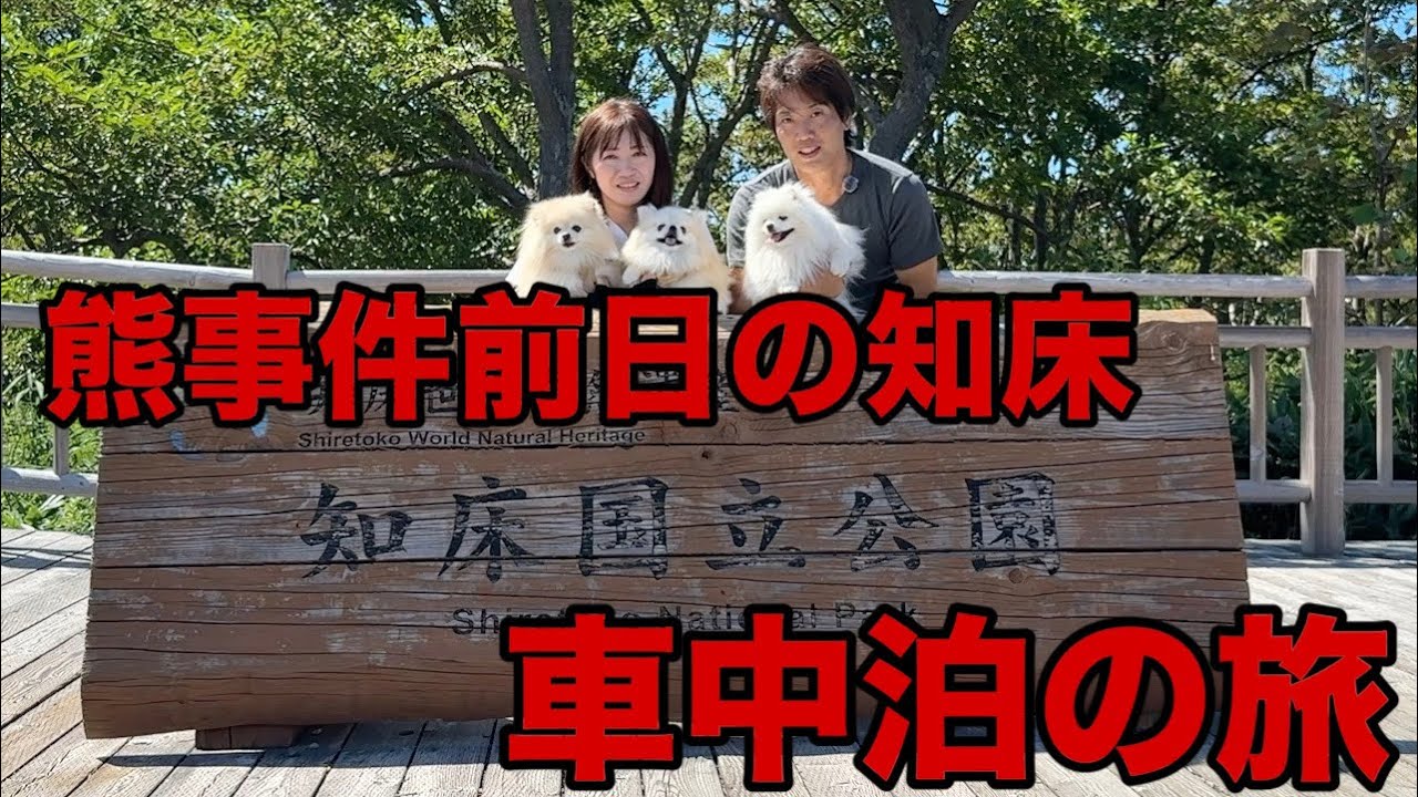 【車中泊旅】熊事件があった前日の知床はこんな感じでした