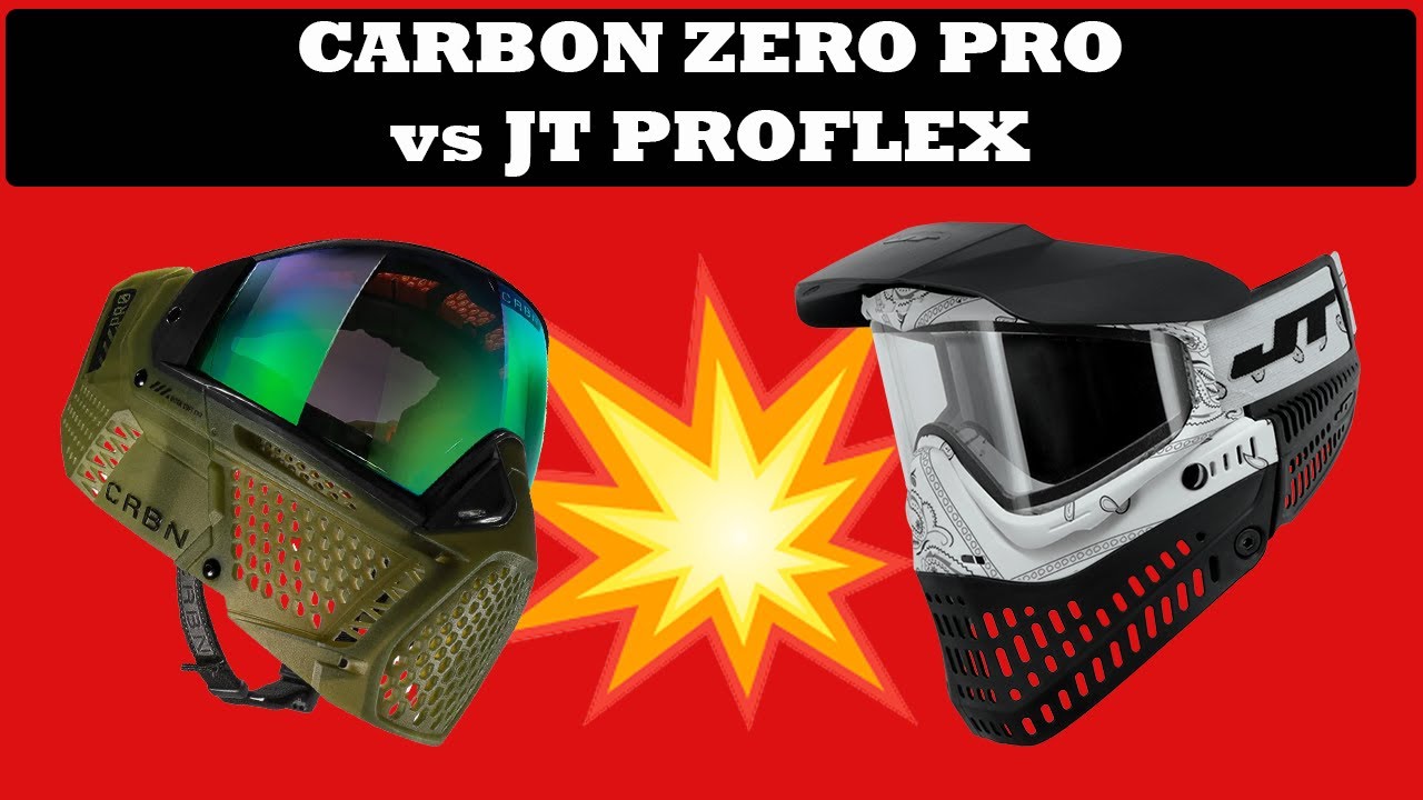 ЛУЧШАЯ ПЕЙНТБОЛЬНАЯ МАСКА ВСЕХ ВРЕМЕН?! | Carbon Zero Pro против JT Proflex | Обзор пейнтбольных ...