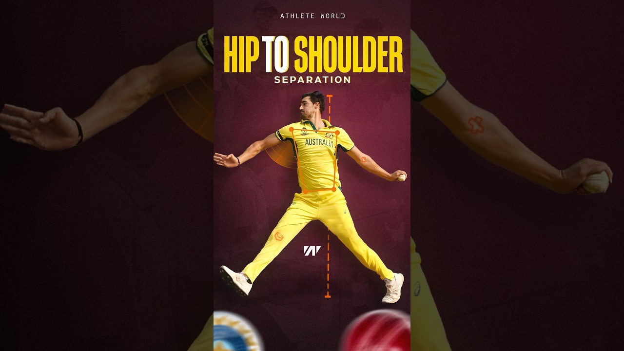 What is Hip to Shoulder Separation in Fast Bowling | Day 10 Project 2026 @Athleteworld