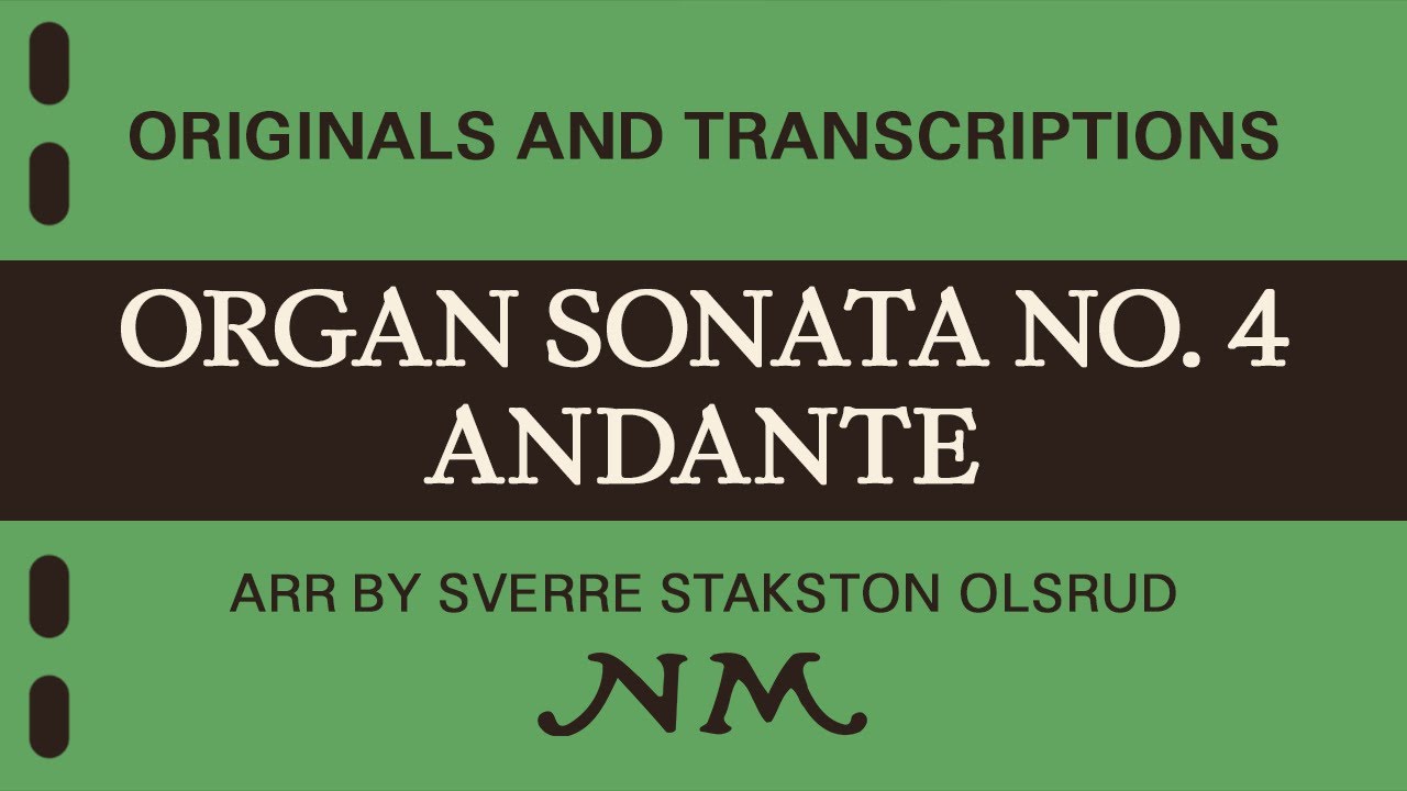 Organ Sonata No.4 - J.S. Bach /arr: Sverre Stakston Olsrud. Available for Concert Band, Grade 5