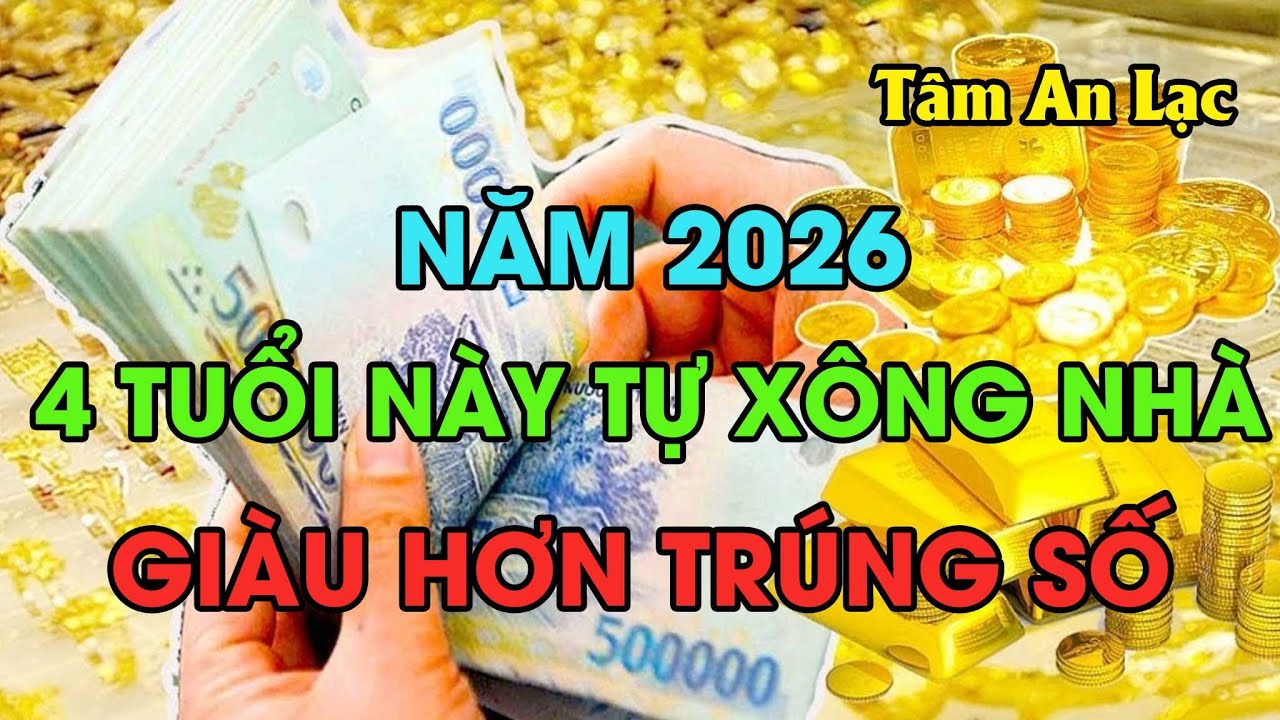 Mùng 1 Tết 2026: 4 Tuổi Này Chỉ Cần Tự Xông Nhà Là Đổi Đời—Tiền Vào Như Nước - Làm Gì Cũng Thuận