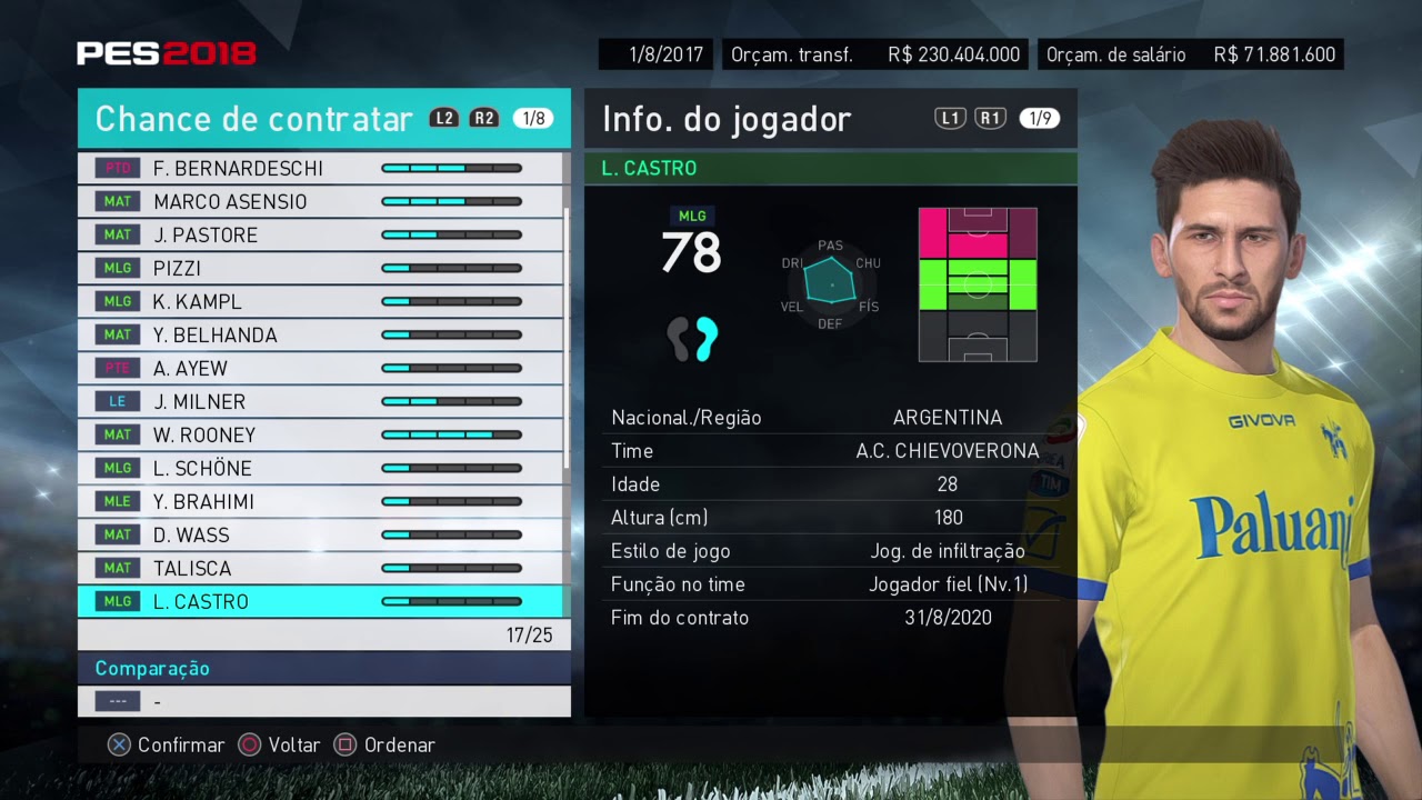 PES 2018 - OS JOGADORES MAIS VERSATEIS