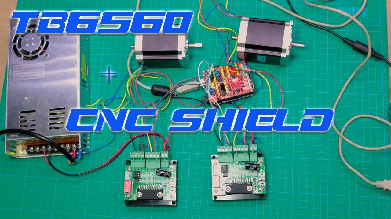 Conecta Drivers Industriales a CNC_Shield (TB6560)