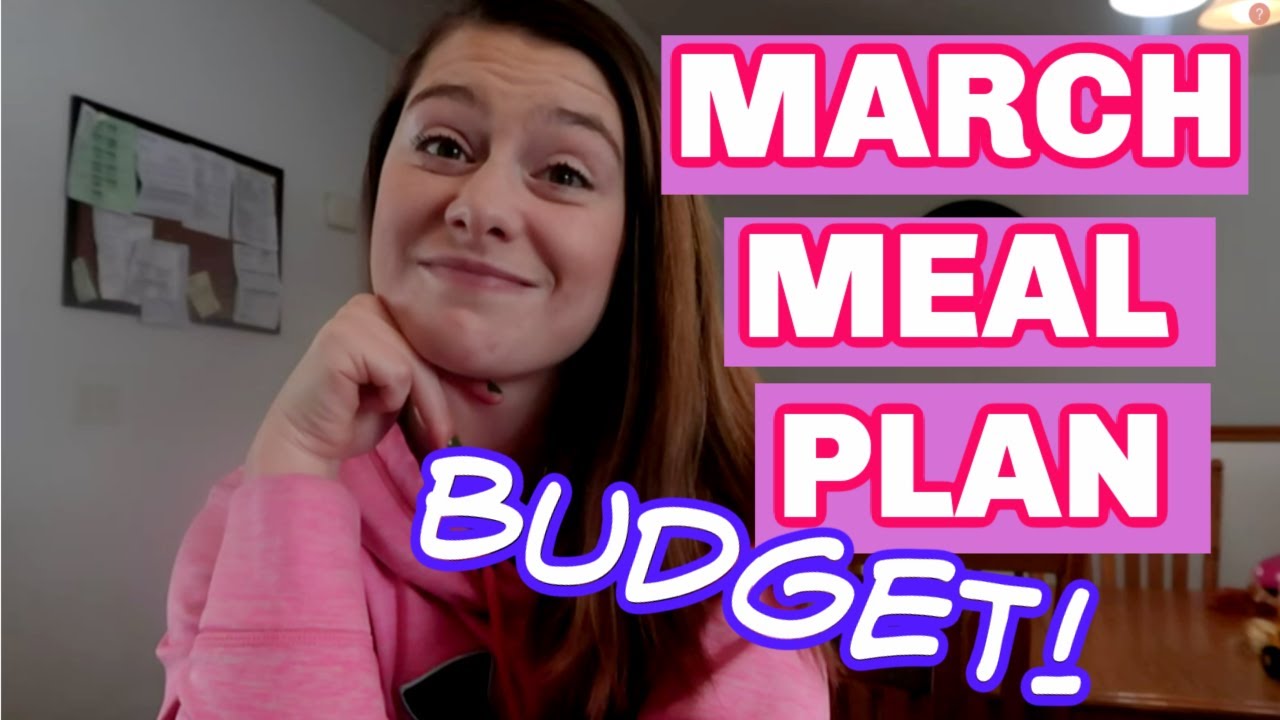 BUDGET FAMILY MONTHLY MEAL PLAN | MARCH 2021 BUDGET MEAL FRIENDLY FAMILY MEALS (MARCH 2021)