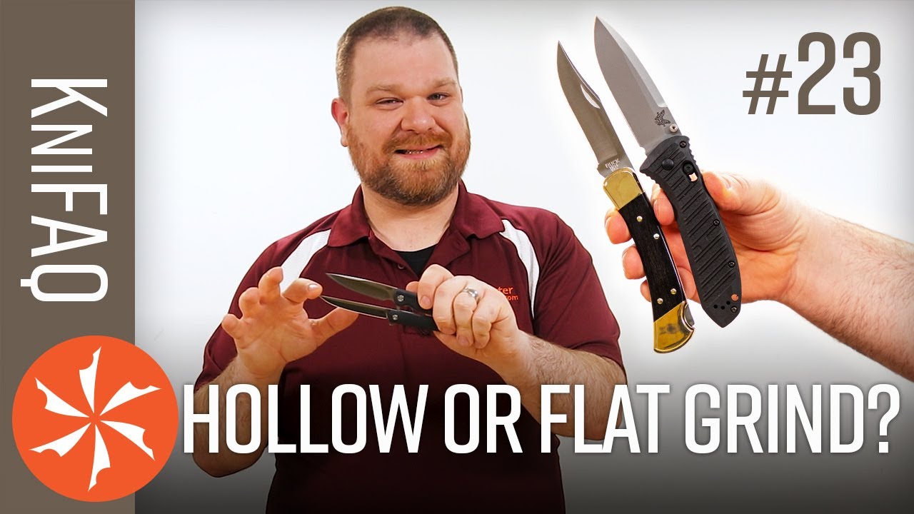 KnifeCenter FAQ #23: Hollow Grind vs. Flat? + Cold Weather Knives, Best Knife Color, More!