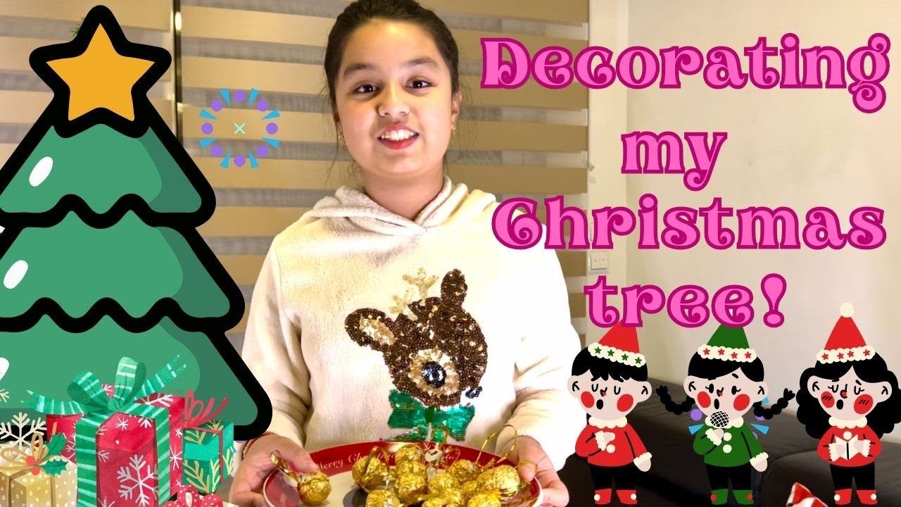 Украшение рождественской елки 🎄 с настоящими угощениями 🍭 2025 #10лет #поздняязагрузка