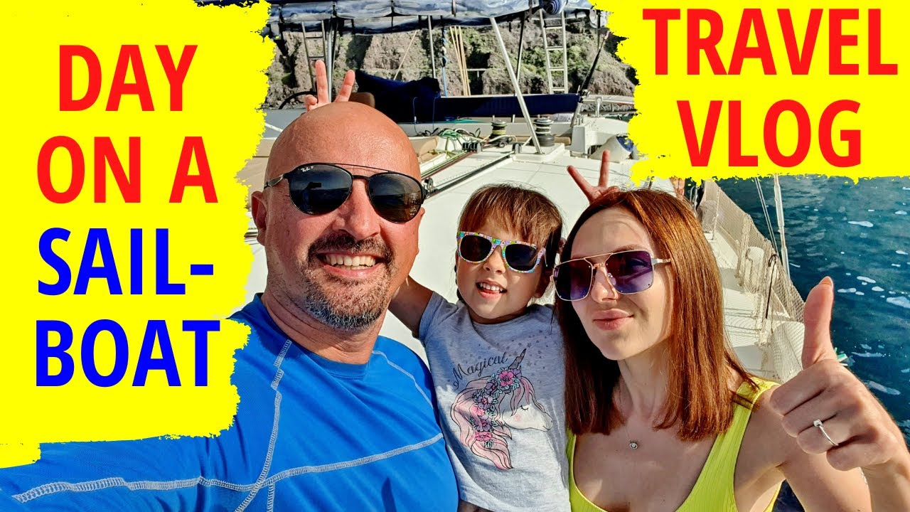 Day in the Life of Liveaboard couple. Whales, Dolphins and Tuna on Happy Catamaran. Travel Vlog.