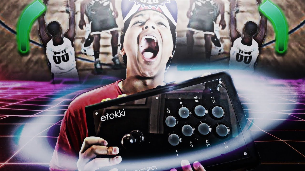 I USED MY ARCADE STICK ON NBA 2K18 AND THIS HAPPENED...