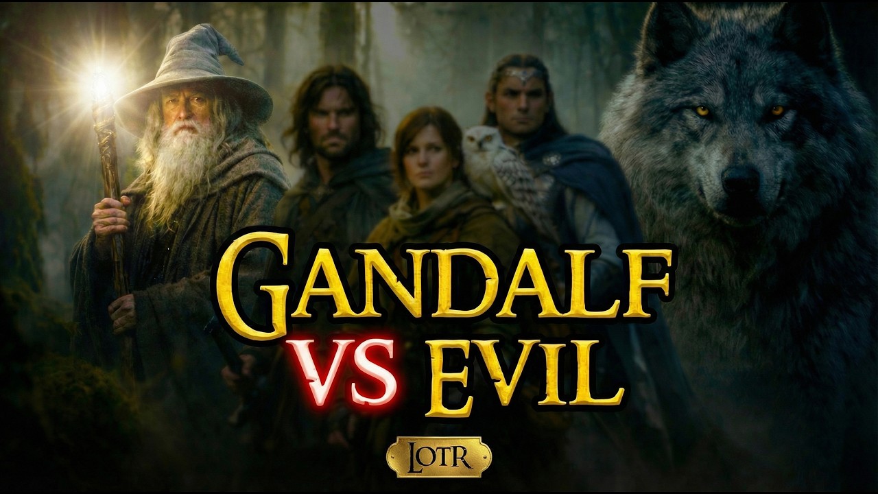 Gandalf & Alfharin vs Ancient Evil (Whispering Woods)