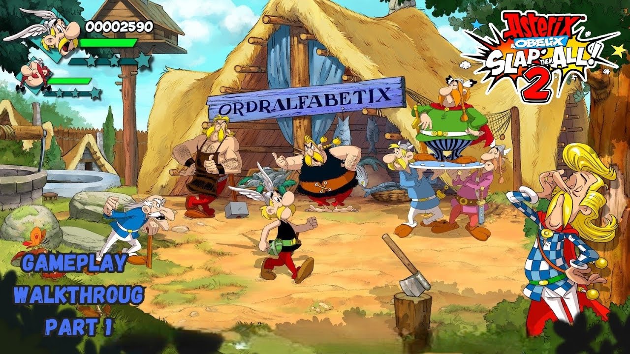 Astérix & Obélix - Slap Them All 2 (part 1) - Walkthrough / No commentary