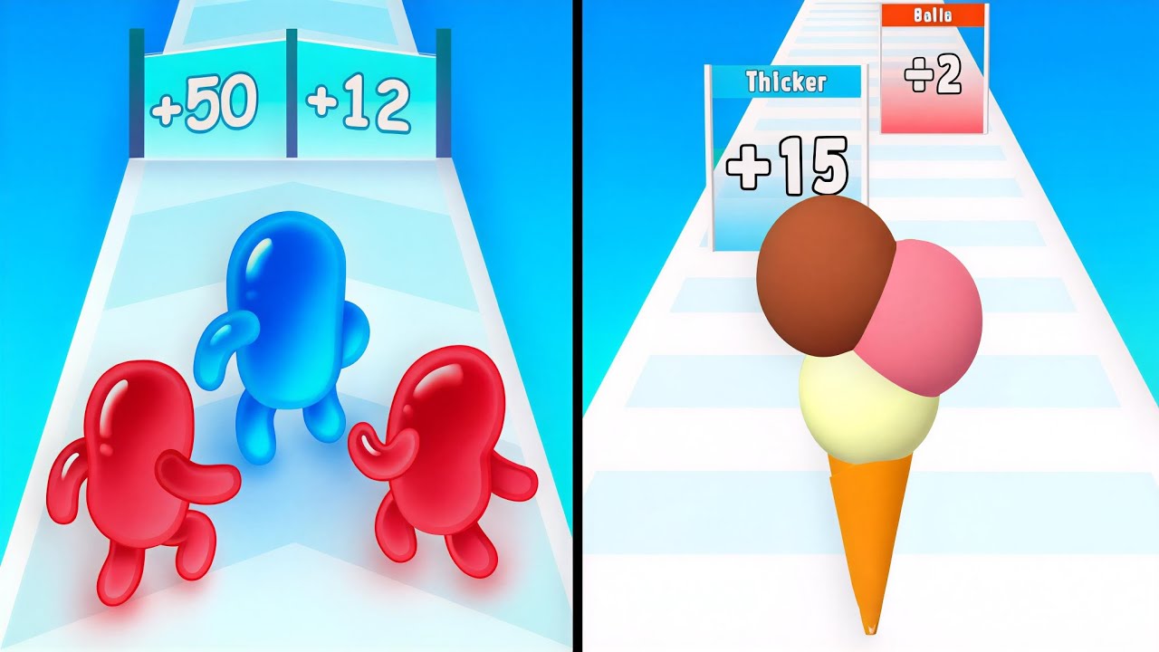 Ice Cream Rush vs Join Blob Clash 3D - Max Levels Unlocked Speedrun Gameplay