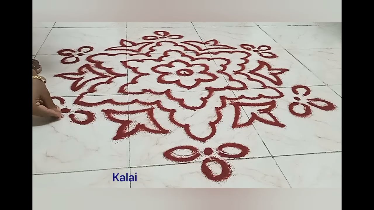 🌺Maha Shivarathri 🌺special 🌺kolam 🌺7*4 and all side 3*1 🌺beginners 🌺