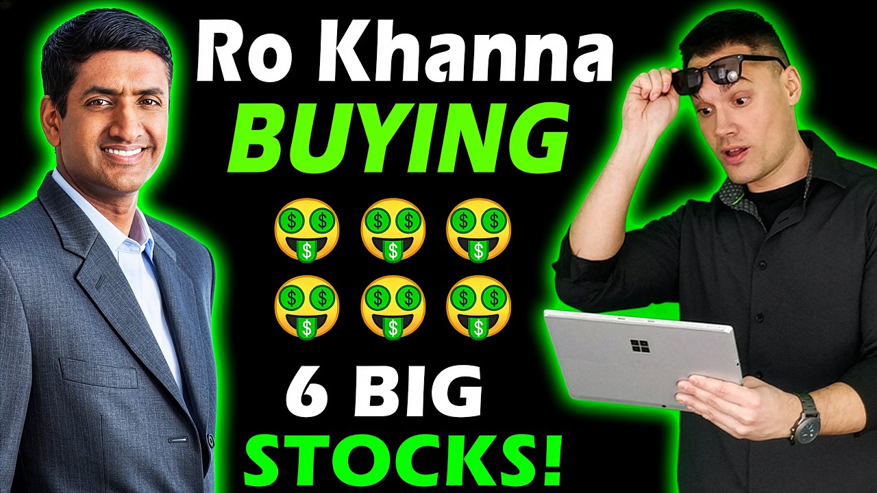 Ro Khanna только что купил 6 новых акций в 2026 году!