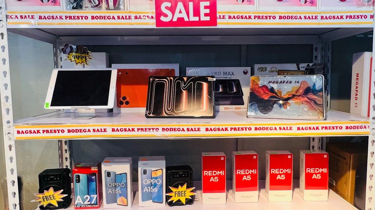 2,999 may PHONE ka na w/ FREE Speaker APPLIANCES UP TO 50% OFF Sa Dinadayong Bodega sa Mandaluyong