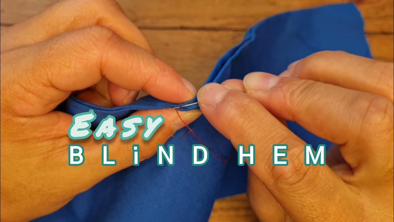 Easy Blind Hem for Beginners | Sewing Tutorial 