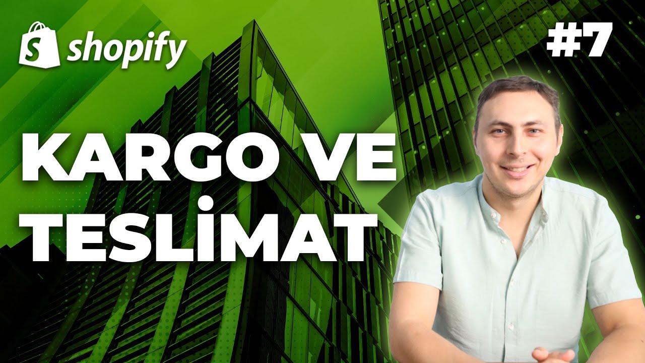 Adım Adım Shopify 7 | Kargo Teslimat Ayarları | Kargo Ücreti Ne Kadar? | Bildirim Ayarları | 