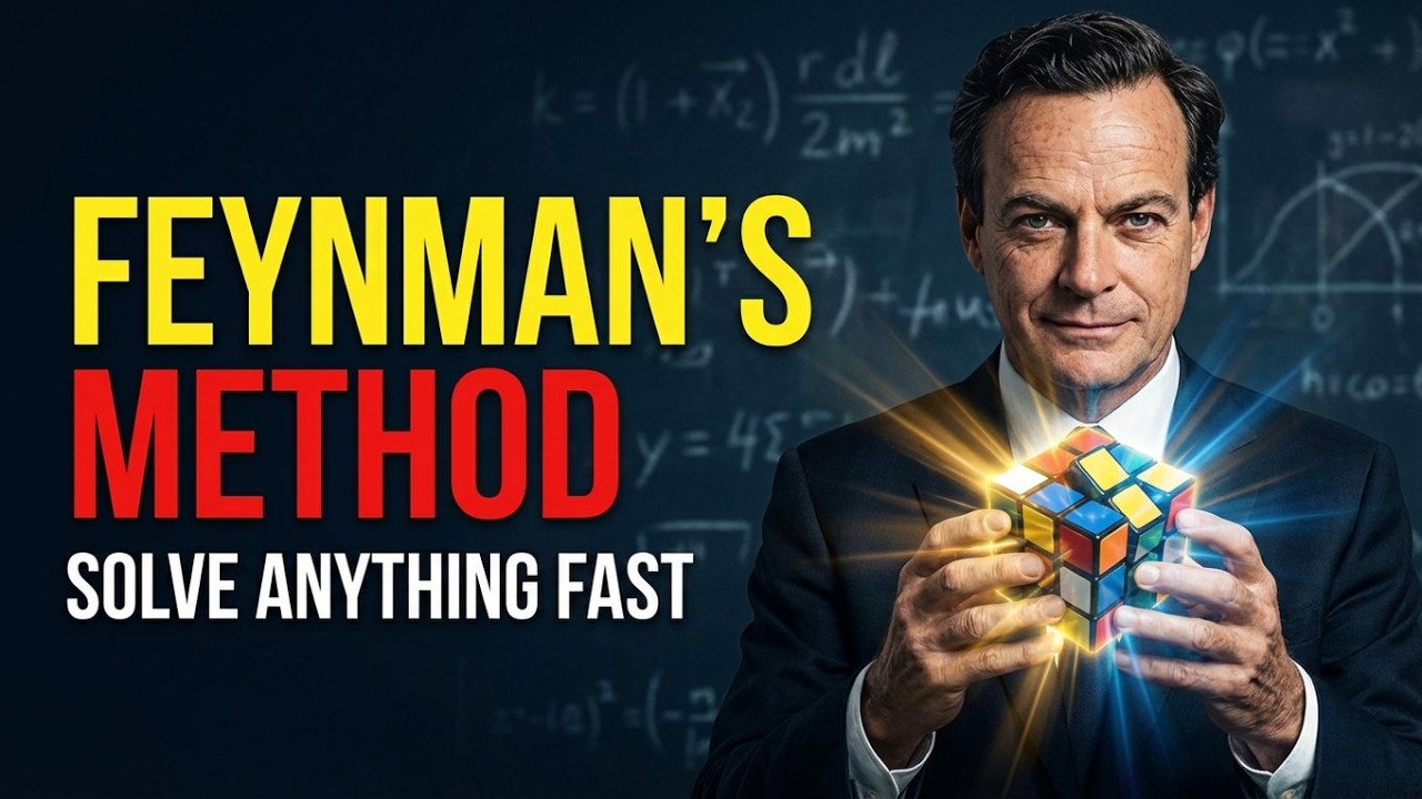 Feynman's 5 Rules to SOLVE Any Problem in Minutes
