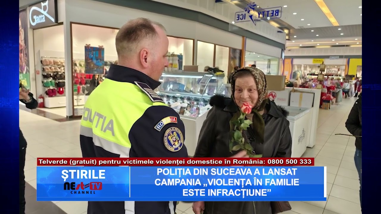 Poliția din Suceava a lansat campania „Violența în familie este infracțiune”